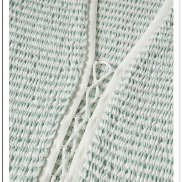 Mango Zinny Cardigan in Aqua Size Small NWT - Picture 4 of 13